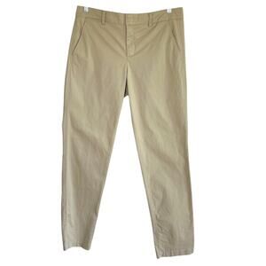 Vince Womens Coin Pocket Chino Ankle Pants Khaki Size 12 Preppy Work Outfit
